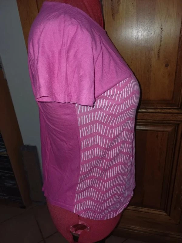 Pink cotton T-shirt size 38 – photo 4